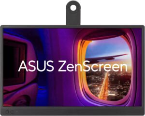 ASUS ZenScreen MB169CK Portable Monitor, 15.6" IPS Display, FHD Resolution, 60Hz Refresh Rate, 5ms (GtG) Response Time, 262K Color Display, Trace Free & SPLEDID Technology, Black