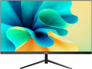 Aiwa MF240E-V Flat Slim Monitor, 24" FHD VA Display, 75Hz Refresh Rate, 5ms (OD) Response Time, Free-Sync Technology, 16.7 Million Display Colors, Support VESA, Frameless, Black