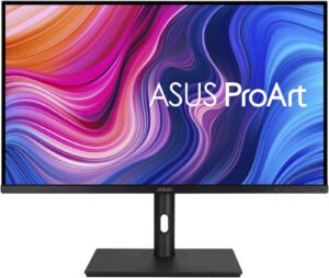 Asus ProArt Display PA329CV Professional Monitor, 32" IPS Display, 4K UHD Resolution, 60Hz Refresh Rate, 5ms (GtG) Response Time, Adaptive-Sync Technology, 1073.7m Color Display, Black
