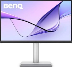 BenQ MA270U Monitor, 27" IPS Display, 4K UHD Resolution, 60Hz Refresh Rate, 5ms (GtG) Response Time, 1.07b Color Display, Built-In 3W x2 Speaker, Eye Comfort 2.0, Flicker-Free, Silver