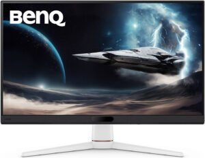 BenQ MOBIUZ EX271 Gaming Monitor, 27" IPS Display, FHD Resolution, 180Hz Refresh Rate, 1ms (GtG) Response Time, AMD FreeSync Technology, 16.7m Color Display, White