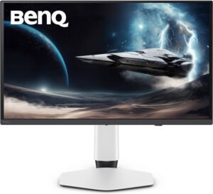 BenQ MOBIUZ EX271UZ Gaming Monitor, 27" OLED Display, 4K UHD Resolution, 240Hz Refresh Rate, 0.03 (GtG) Response Time, AMD FreeSync Premium Pro Technology, White