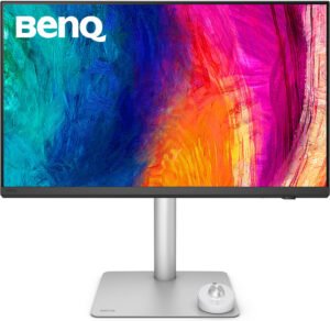 BenQ PD2730S Designer Monitor, 27" IPS Display, 5K Resolution, 60Hz Refresh Rate, 5ms (GtG) Response Time, Flicker-free Technology, Low Blue Light, 1.07b Color Display, White