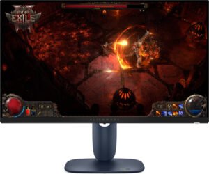 Dell Alienware 27 AW2725DM Gaming Monitor, 27" Fast IPS Display, WQHD Resolution, 180Hz Refresh Rate, 1ms (Extreme) Response Time, NVIDIA G-Sync & AMD FreeSync, Black