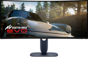 Dell Alienware 34 AW3425DW Gaming Monitor, 34" Quantum Dot OLED Display, UW-QHD Resolution, 240 Hz Refresh Rate, 0.03ms (GtG) Response Time, NVIDIA G-Sync & AMD FreeSync Premium Pro