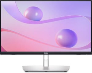 Dell P2424HT 24" Touch FHD IPS USB-C Hub Monitor, 5ms Response, 300nits Brightness 16.7M Colors with 99% sRGB, Built-In 3W Speaker, HDMI / DisplayPort / USB-C (90W), RJ45 - Black - White