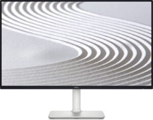 Dell S2425H Monitor, 24" FHD IPS Display, 100Hz Refresh Rate, 4ms (Extreme Mode) Response Time, Built-In Speakers, 16.7m Color Support, 4 Star TUV Eye Support, White