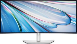 Dell U3425WE UltraSharp 34 Curved Thunderbolt Hub Monitor, 34.14" WQHD IPS Display, 120Hz Refresh Rate, 5ms (Fast) Response Time, 1900R Curvature, 1.07B Color Support, White