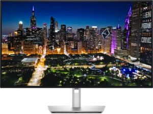 Dell UltraSharp 32 U3225QE Thunderbolt Hub Monitor, 32" IPS Display, 4K UHD Resolution, 120Hz Refresh Rate, 5ms (GtG Fast) Response Time, Adjustable Stand, 1.07b Color Display