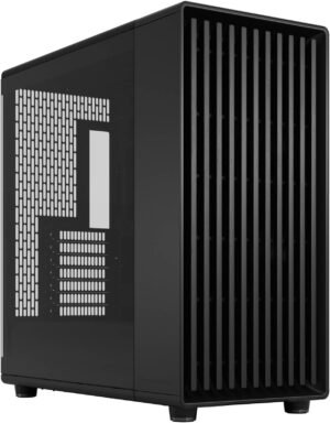 Fractal Design North XL Momentum Edition E-ATX Gaming Case, 3x 140mm Momentum Fans Included, Up to 420mm Radiator, 7 Expansion Slots, Tempered Glass Panel, Cable Management, Black