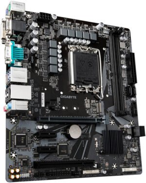 GIGABYTE H610M HD3P Micro ATX LGA 1700 Motherboard, Intel H610 Chipset, 2x DDR5 DIMM Slots, Up to 128GB Max Memory, 1x PCIe 3.0 x4 M.2, 1x PCIe 4.0 x16 Slot, Intel GbE LAN