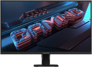 Gigabyte GS27FA Gaming Monitor, 27" SS IPS Display, FHD Resolution, 180Hz Refresh Rate, 1ms (MPRT) Response Time, AMD FreeSync Technology, 16.7M Color Display, Black