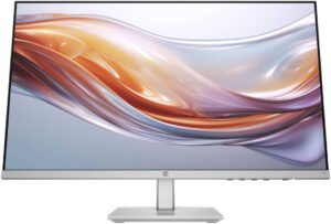 HP Series 5 524SH Monitor, 23.8" FHD IPS Display, 100Hz Refresh Rate, 5ms (GtG W/ Overdrive) Response Time, Tilt & Height Adjustable, 16 9 Aspect Ratio, Black/Silver
