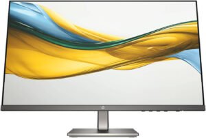 HP Series 5 524da Monitor, 24" IPS Display, FHD Resolution, 100Hz Refresh Rate, 5ms (GtG with Overdrive) Response Time, Height adjustable, Tilt, Black
