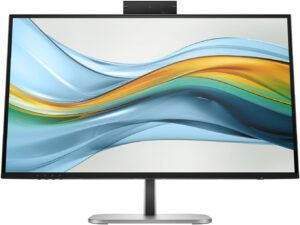 HP Series 5 Pro 527pm USB-C Conferencing Monitor, 27" IPS Display, QHD Resolution, Up to 100Hz Refresh Rate, 5ms (GtG Overdrive) Response Time, 5mp Webcam, Black