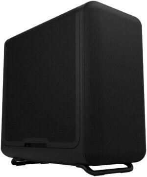 HYTE X50 Air Modern Performance ATX Mid-Tower PC Gaming Case, Full-Coverage Micro-Mesh, Up to 10 Fans x 120mm, 1x 3.5" HDD and 2x 2.5" SSD, Pitch Black