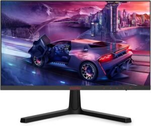 Koorui 24E4 Gaming Monitor, 24" FHD VA Display, 165Hz Refresh Rate, 16 9 Aspect Ratio, 1ms (MPRT) Response Time, AdaptiveSync technology, 85% DCI-P3 Color Gamut, VESA Compatible, Black