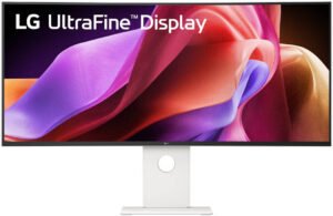 LG 40U990A-W UltraWide Monitor, 40" Nano IPS Black Display, 5K2K Resolution, 120Hz Refresh Rate, 5ms (GtG) Response Time, AMD FreeSync Premium, Super Resolution+, White