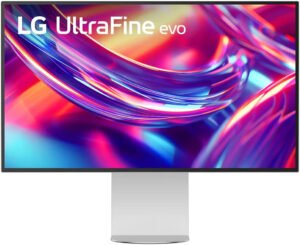 LG UltraFine 32U990A Monitor, 32" IPS Black Display, 6K Resolution, 60Hz Refresh Rate, 5ms (GtG @ Faster) Response Time, Thunderbolt 5 Port, DisplayHDR 600, HDR10, White