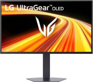 LG UltraGear 27GX790B Gaming Monitor, 27" Tandem OLED Display, QHD Resolution, 540Hz Refresh Rate, 0.02ms (GtG) Response Time, AMD FreeSync Premium Pro, NVIDIA G-Sync Compatible, Black