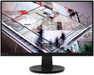 Lenovo N27q Monitor, 27" IPS Display, QHD Resolution, Up to 100Hz Refresh Rate, 4ms (Extreme mode) Response Time, 16.7 Million Color Support, Black