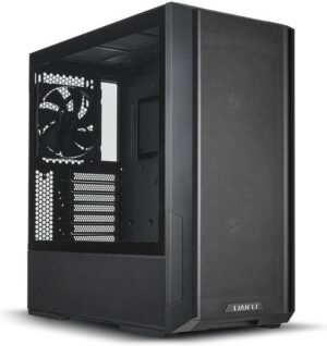 Lian Li Lancool 216 X ATX Mid Tower Computer Case, Steel + 4mm Tempered Glass Materials, Up to 360mm Radiator Support, Up to 10 Fans, Cable Management, Removable Top Bracket, Black