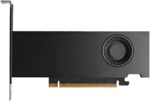 PNY NVIDIA RTX 2000 Ada Generation Graphics Card, 16GB GDDR6 128-Bit Memory, 2816 CUDA Cores, 224 GB/sec Memory Bandwidth, PCI Express 4.0 x8, Black