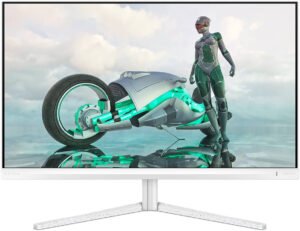 Philips Evnia 3000 Gaming Monitor, 27" IPS Display, FHD Resolution, 180Hz Refresh Rate, 1ms (GtG) Response Time, SmartImage Game Enhancement, White