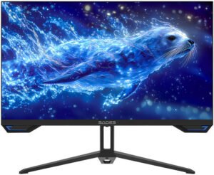 Sades SL-Sealion Pro Gaming Monitor, 27" IPS Display, FHD Resolution, 144Hz Refresh Rate, 1ms (MPRT) Response Time, Adaptive Sync, Anti-Blue Light Eye Care, HDR Support, Black