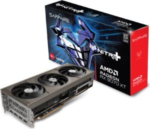 Sapphire NITRO+ AMD Radeon RX 9070 XT Graphics Card, 16GB GDDR6 256-Bit Memory, 3060 MHz Boost Clock, 4096 Stream Processors, 20 Gbps Memory Clock, PCI-Express 5.0 x16