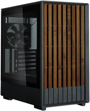 Zalman P10 Namu Micro-ATX Computer Case, 3x 120mm Pre-Installed Fan, Up to 240mm Radiator & 9x 120mm Fan Support, Steel, Plastic, Tempered Glass, Black