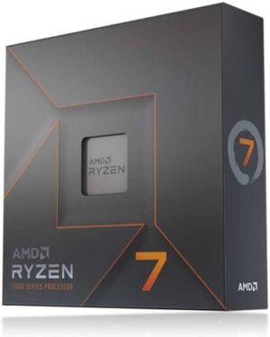 AMD Ryzen 7 7700X 4.5 GHz AM5 105W Desktop Processor, 8 Cores & 16 Threads, 5.4 GHz Max Boost Clock, 32MB L3 Cache, AMD Radeon Graphics, 2CH-DDR5-5200 / 128GB Max, Zen 4 Arc