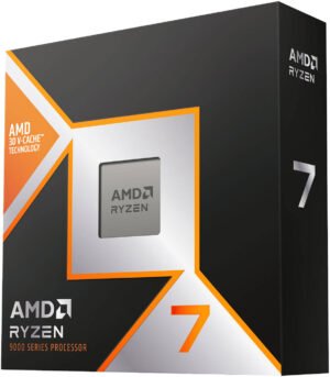 AMD Ryzen 7 9850X3D CPU Processor, 8 Cores & 16 Threads, Up to 5.6 GHz Max Boost Clock, 96MB L3 Cache, Integrated AMD Radeon Graphics, Up to 192 GB DDR5 Max Memory