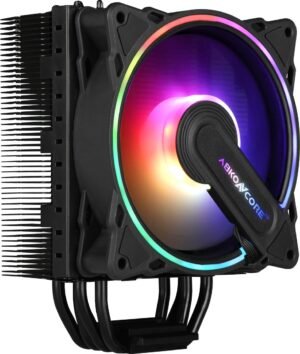 Abkon Core CPU Cooler CoolStorm T403B Hurricane SYNC, ARGB, HR120 Fan with High Airflow