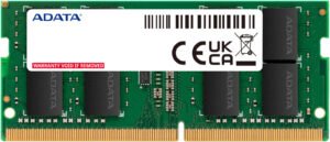 Adata Premier DDR4 SODIMM Laptop Memory, 16GB Memory, 3200 MHz Memory Speed, 1.2 Voltage, RoHS Compliant