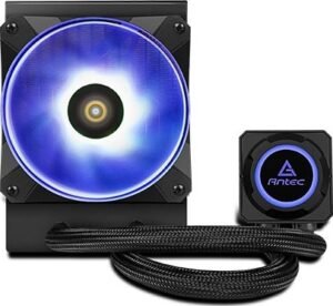 Antec Kuhler H2O K120 RGB, 120mm RGB Fan, Copper Heatsink, 120mm Aluminium Radiator, Intel/AMD All in One CPU Cooler