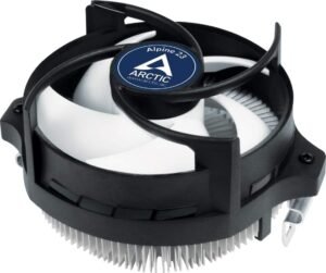 Arctic Alpine 23 CPU Cooler, Thermal Compound MX-2 pre-Applied, Black
