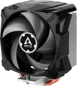 Arctic Freezer A13 X Co CPU Cooler, Compatible with Socket AM4, 92 mm Fan Diameter, Dual Ball Bearing, 300-2000 rpm, 0.3 Sone Noise Level, Black