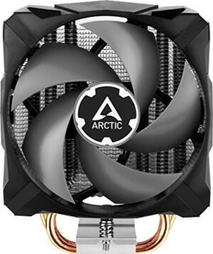 Arctic Freezer A13 X Co Compact Intel CPU Cooler for Continuous Operation, 100 mm Fan Diameter, Dual Ball Bearing, 300-2000 rpm, 0.3 Sone Noise Level, 4 Pin, Black