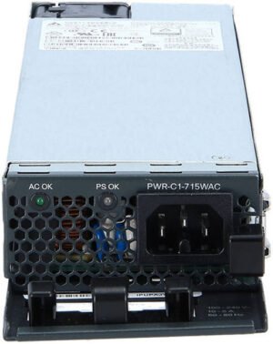 Cisco PWR-C1-715WAC-P/2, 715W AC 80+ platinum Config 1 Secondary Power Supply, hot-plug / redundant (plug-in module), AC 100-240 V - 715 Watt