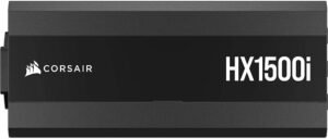 Corsair HX1500i (2025) ATX Power Supply, 1500W, 80 PLUS Platinum Efficiency, Fully Modular, ATX 3.1 & PCIe 5.1 Certified, Zero RPM Mode, Fluid Dynamic Bearing, Black