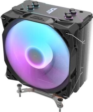 DarkFlash Aigo Ellsworth S11 Pro Tower CPU Cooler, aRGB CPU Fan Coolers (Intel & AMD), Black