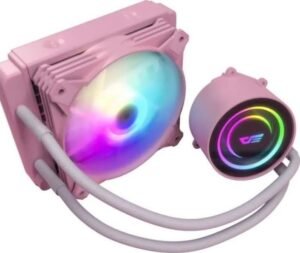 DarkFlash Twister DX120 Pink ARGB LED 120mm AIO Liquid Cooler