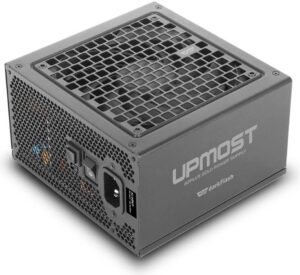 Darkflash Upmost UPT 750W Gold Full Modular Power Supply, Japanese Capacitor, Zero RPM Mode, 120mm Bearing Fan, Standard ATX, Single +12V Output Rail, Active PFC, Black