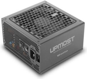 Darkflash Upmost UPT 850W Gold Full Modular Power Supply, Japanese Capacitor, Zero RPM Mode, 120mm Bearing Fan, Standard ATX, Single +12V Output Rail, Active PFC, Black