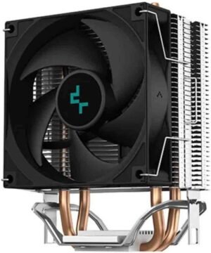 DeepCool AG200 Single Tower 92mm CPU Cooler, 500-3050 RPM Fan Speed, 36.75 CFM Airflow, 2.4W Power, 30.5 dBAFan Noise, Hydro Bearing, 4 Pin PWM Fan Connector, Black