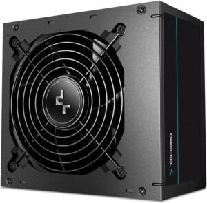 DeepCool PM750D 80 PLUS Gold Non-Modular ATX Power Supply, 750W Power, Full-Bridge LLC Topology, 120mm Hypro Bearing Fan, 100-150ms Power Good Signal, 100000 Hours MTBF - Black