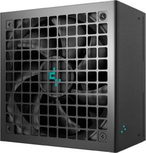 DeepCool PN1000M Fully Modular Power Supply, 1000W Power, 80 Plus Gold Certified, Active PFC + Half Bridge SRC LLC + DC to DC, Japanese Bulk Capacitor, FDB Fans, 120mm Fan, Black