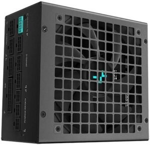Deepcool PX850G ATX Power Supply, ATX12V V3.0 Type, 850 Watts, 80 Plus Gold, Active PFC + Half Bridge SRC LLC + DC to DC, 135mm Fan Size, FDB Fan Bearing, Black