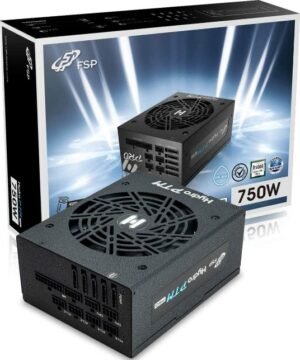FSP Hydro PTM 750W Full Modular Power Supply, 80 Plus Platinum, 12V Single Rail, 135mm FDB Fan, ATX
